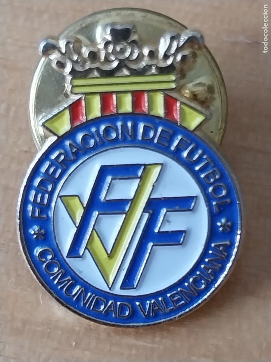 Collezionismo sportivo: FEDERACION VALENCIANA FUTBOL PIN PINCHO PINTURA LACADA 1,8CMS ALTO