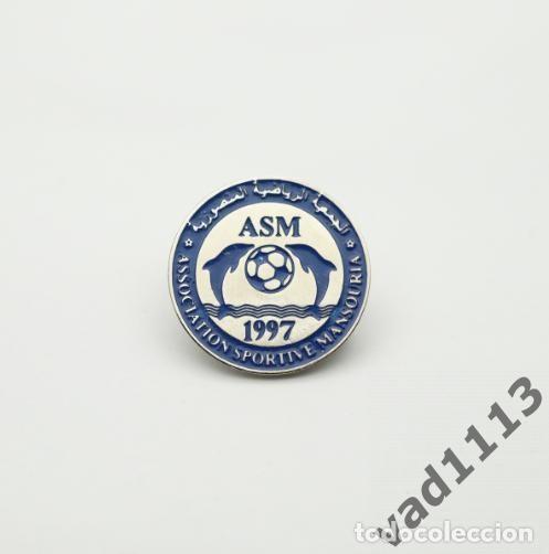 Collezionismo sportivo: Badge Pin football clubs of African - &rdquo; Association Al Mansoria &rdquo; MOROCCO