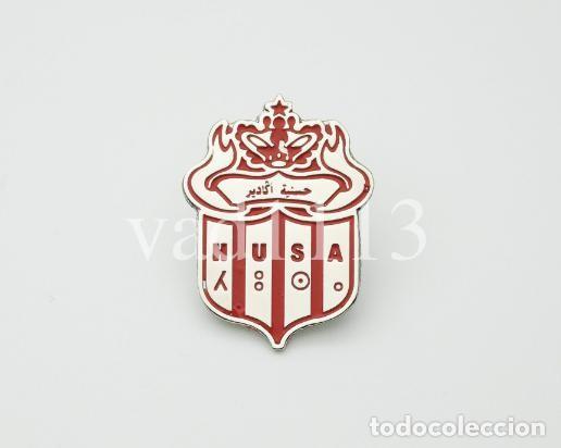Collezionismo sportivo: Badge Pin football clubs of African - &rdquo; Hassania Union Sport d'Agadir &rdquo; MOROCCO