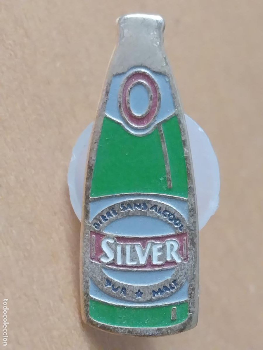 Collectionnisme sportif: CERVEZA SIN ALCOHOL SILVER PIN PINCHO 2,5CMS ALTO METAL PINTURA LACADA BIERE SANS