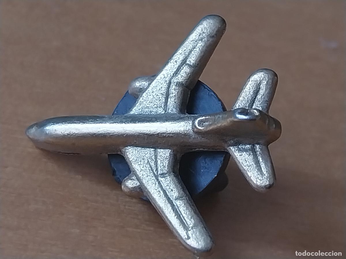 Collectionnisme sportif: AVION COMERCIAL PIN PINCHO 2,3CMS ALTO METAL DORADO VINTAGE