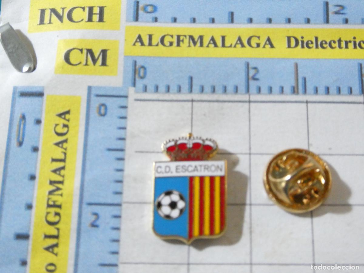 Collezionismo sportivo: PIN DE DEPORTES. F&Uacute;TBOL. CD ESCATRON ZARAGOZA. ESCUDO DEL EQUIPO