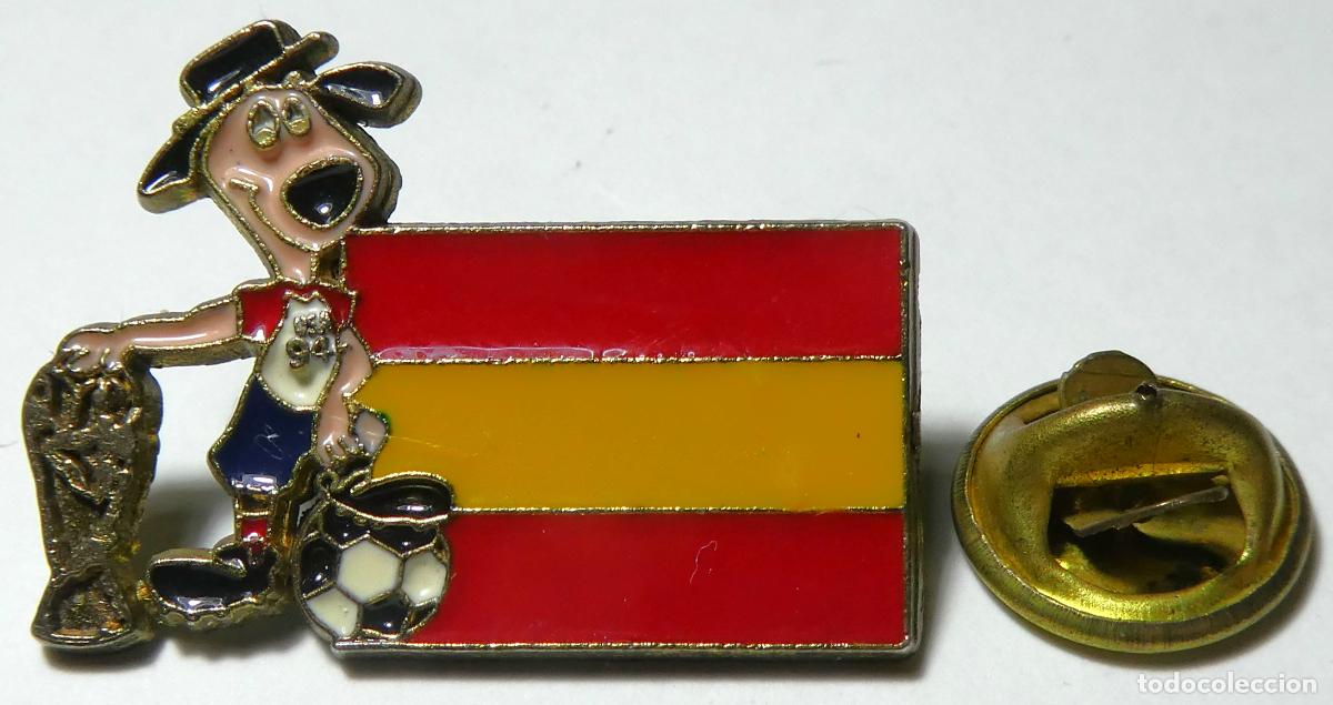 Sammelleidenschaft Sport: Pin Mundiales de Futbol en USA Estados Unidos 1994 selecci&oacute;n de Espa&ntilde;a