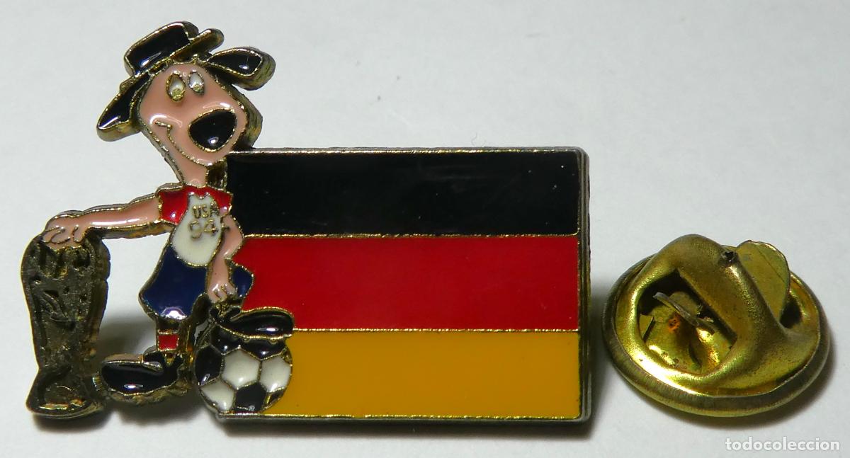 Sammelleidenschaft Sport: Pin Mundiales de Futbol en USA Estados Unidos 1994 selecci&oacute;n de Alemania