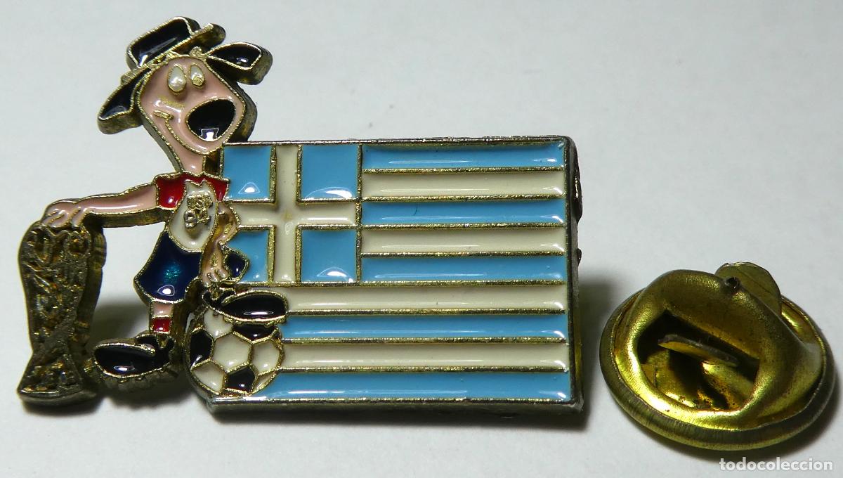 Sammelleidenschaft Sport: Pin Mundiales de Futbol en USA Estados Unidos 1994 selecci&oacute;n de Grecia