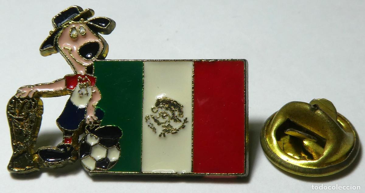 Sammelleidenschaft Sport: Pin Mundiales de Futbol en USA Estados Unidos 1994 selecci&oacute;n de Mejico