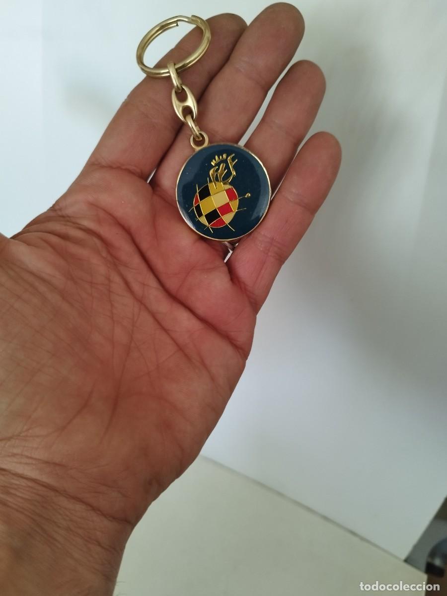Collectionnisme sportif: Antiguo llavero de la federaci&oacute;n espa&ntilde;ola de f&uacute;tbol.