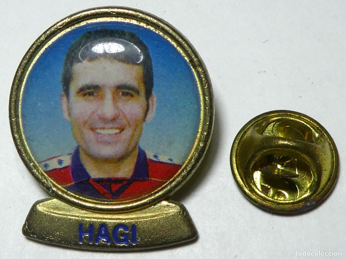 Collezionismo sportivo: PIN F&Uacute;TBOL - F.C. BARCELONA - HAGI