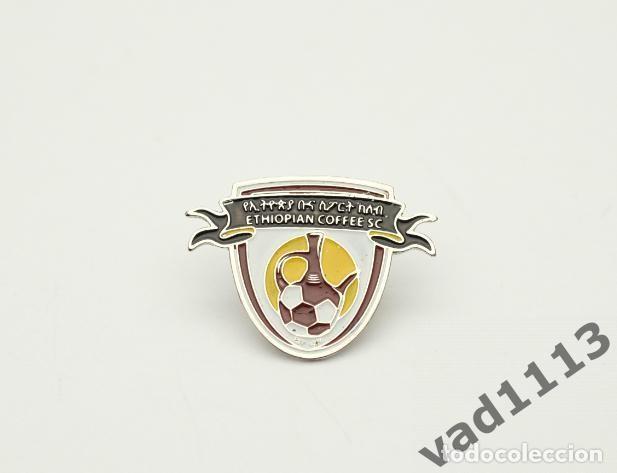 Collezionismo sportivo: Badge Pin football clubs CAF &ndash; Confederation of African Football &rdquo; Ethiopian Coffee S.C. &rdquo; ETHIOPIA
