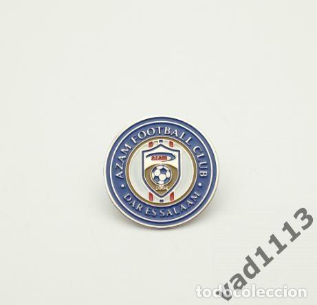Collezionismo sportivo: Badge Pin football clubs CAF &ndash; Confederation of African Football &rdquo; Azam FC &rdquo; TANZANIA