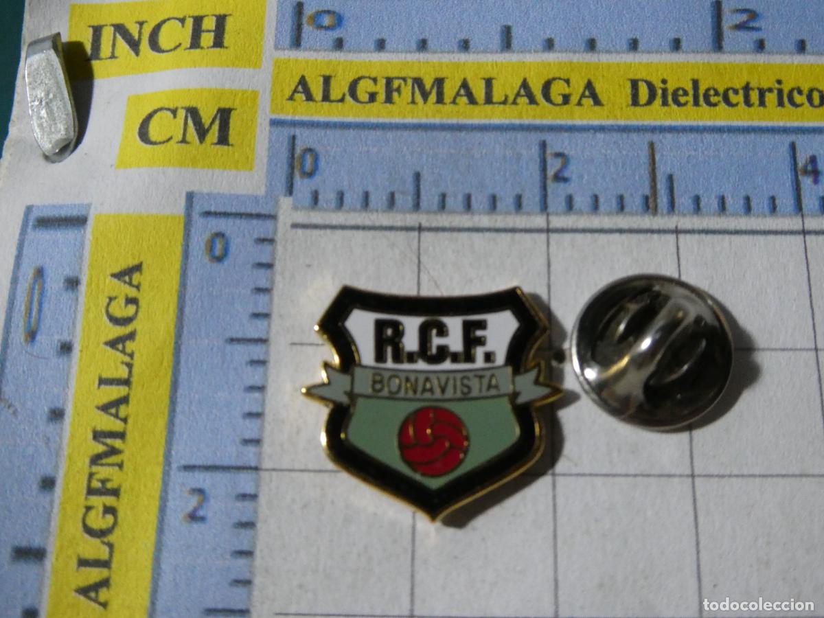 Sammelleidenschaft Sport: PIN DE DEPORTES. F&Uacute;TBOL. U.E. RCF BONAVISTA RACING CLUB TARRAGONA. ESCUDO DEL EQUIPO
