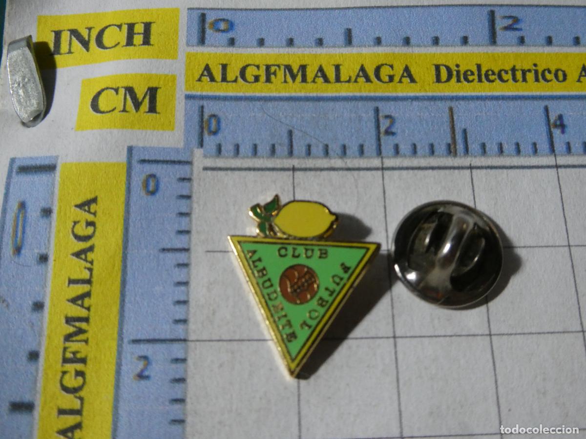 Sammelleidenschaft Sport: PIN DE DEPORTES. F&Uacute;TBOL. CLUB DEPORTIVO ALBUDEITE LIM&Oacute;N MURCIA. ESCUDO DEL EQUIPO