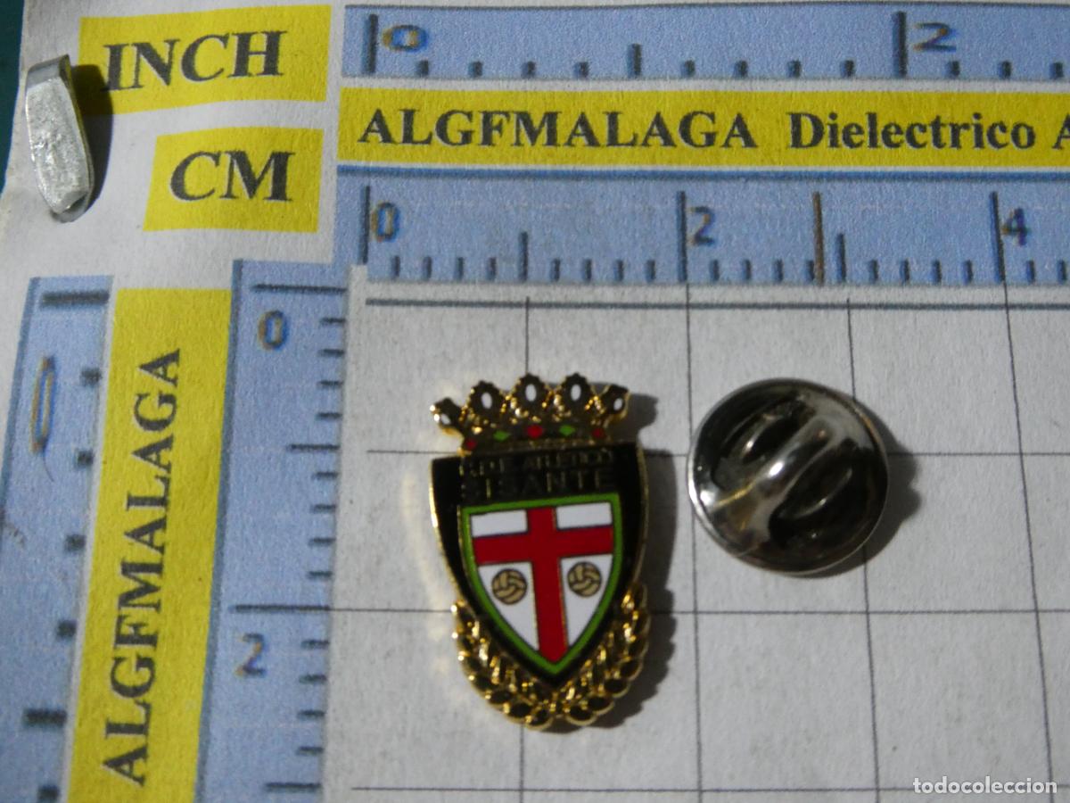 Collezionismo sportivo: PIN DE DEPORTES. F&Uacute;TBOL. C.O.E. ATL&Eacute;TICO SISANTE CUENCA. ESCUDO DEL EQUIPO