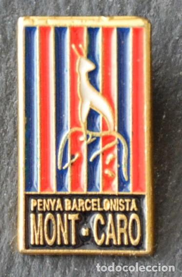 Sammelleidenschaft Sport: PIN F&Uacute;TBOL - PENYA BARCELONISTA MONT-CARO ROQUETES