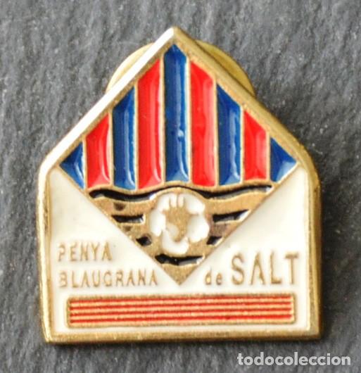 Collectionnisme sportif: PIN F&Uacute;TBOL - PENYA BLAUGRANA DE SALT (GIRONA)