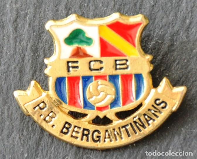 Collectionnisme sportif: PIN F&Uacute;TBOL - PE&Ntilde;A BARCELONISTA BERGANTI&Ntilde;ANS (PONTEVEDRA)