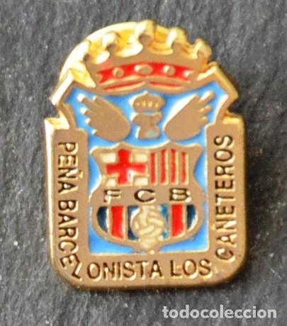 Collezionismo sportivo: PIN F&Uacute;TBOL - PE&Ntilde;A BARCELONISTA LOS CA&Ntilde;ETEROS (CORDOBA)