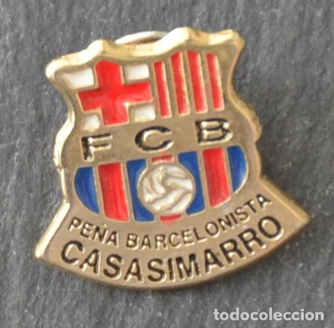 Sammelleidenschaft Sport: PIN F&Uacute;TBOL - PE&Ntilde;A BARCELONISTA CASASIMARRO (CASTILLA LA MANCHA)