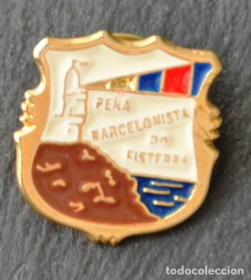 Sammelleidenschaft Sport: PIN F&Uacute;TBOL - PE&Ntilde;A BARCELONISTA FISTERRA (CORU&Ntilde;A)