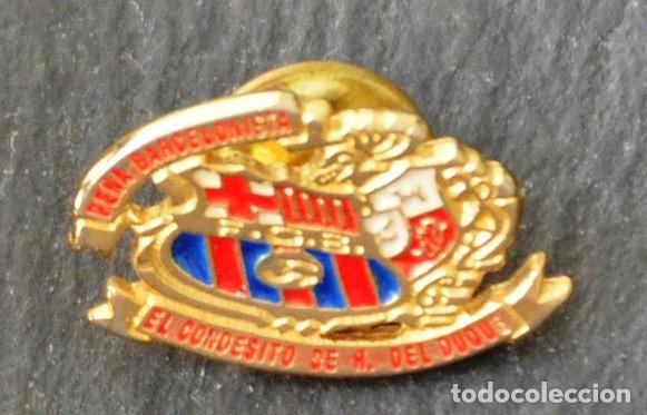 Sammelleidenschaft Sport: PIN F&Uacute;TBOL - PE&Ntilde;A BARCELONISTA&uml; EL CONDESITO &uml; HINOJOSA DEL DUQUE (C&Oacute;RDOBA)