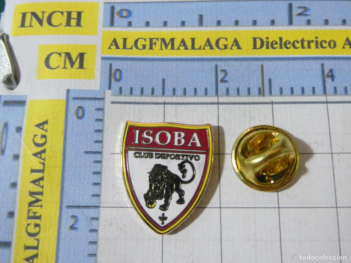 Sammelleidenschaft Sport: PIN DE DEPORTES. F&Uacute;TBOL. ISOBA CLUB DEPORTIVO LOS ANGELES SAN RAFAEL SEGOVIA. ESCUDO DEL EQUIPO