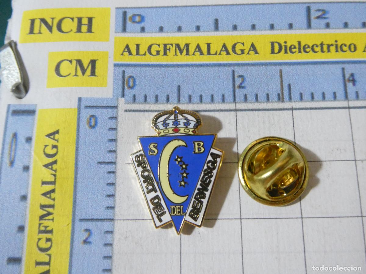 Sammelleidenschaft Sport: PIN DE DEPORTES. F&Uacute;TBOL. SPORT DEL BERNESGA CARVAJAL DE LA LEGUA LE&Oacute;N. ESCUDO DEL EQUIPO
