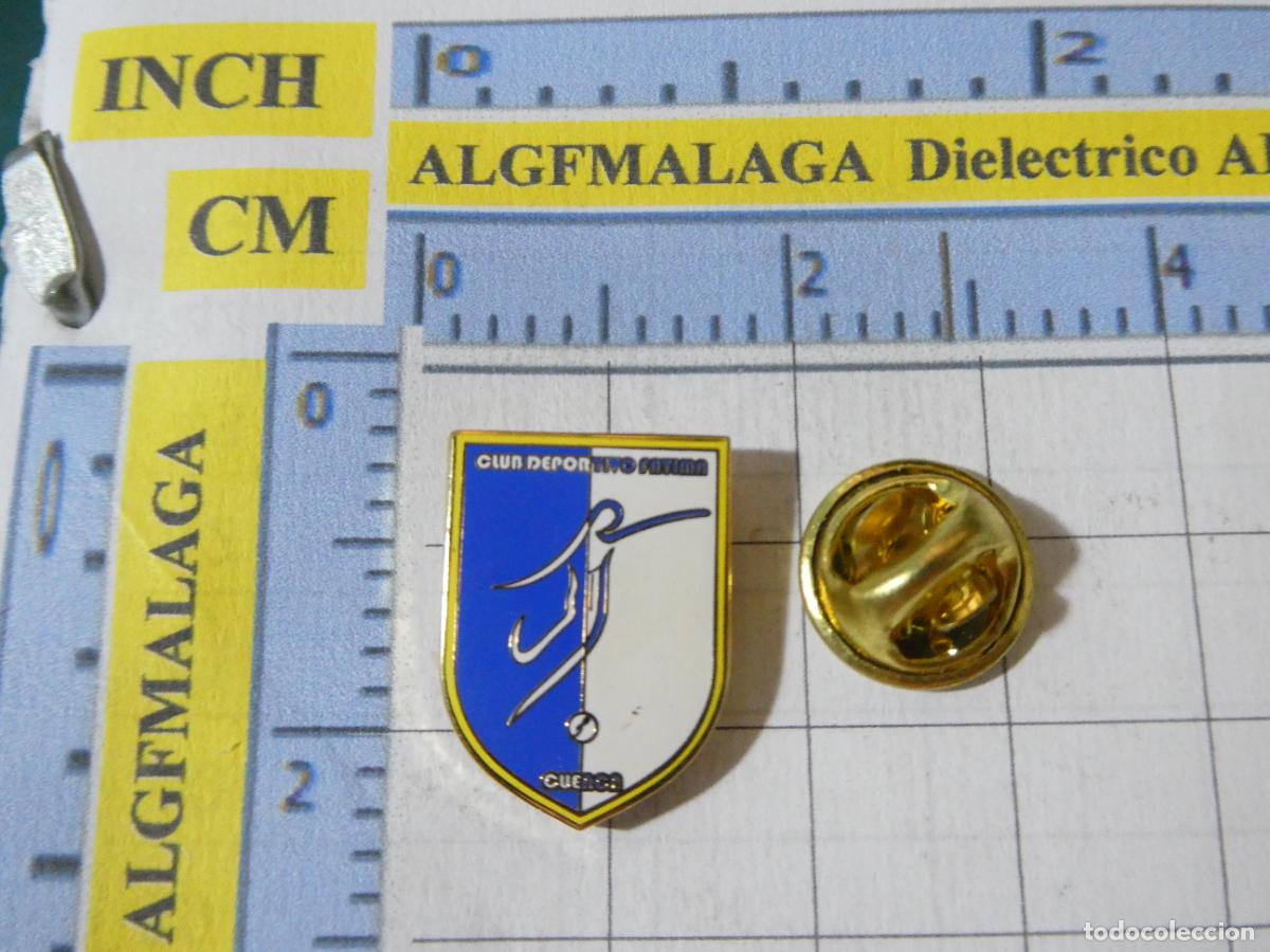 Sammelleidenschaft Sport: PIN DE DEPORTES. F&Uacute;TBOL. CLUB DEPORTIVO F&Aacute;TIMA CUENCA. ESCUDO DEL EQUIPO