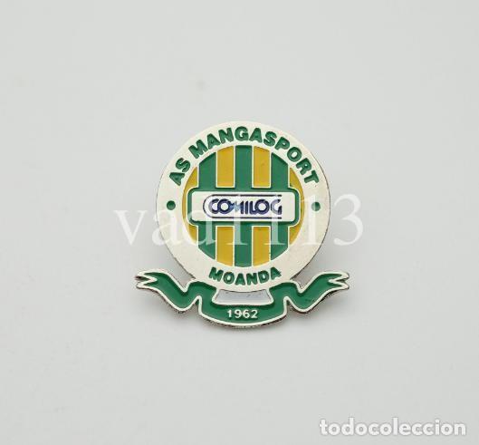 Collezionismo sportivo: Badge Pin football clubs /CAF/ Confederation of African Football - &rdquo; AS Mangasport &rdquo; Gabon