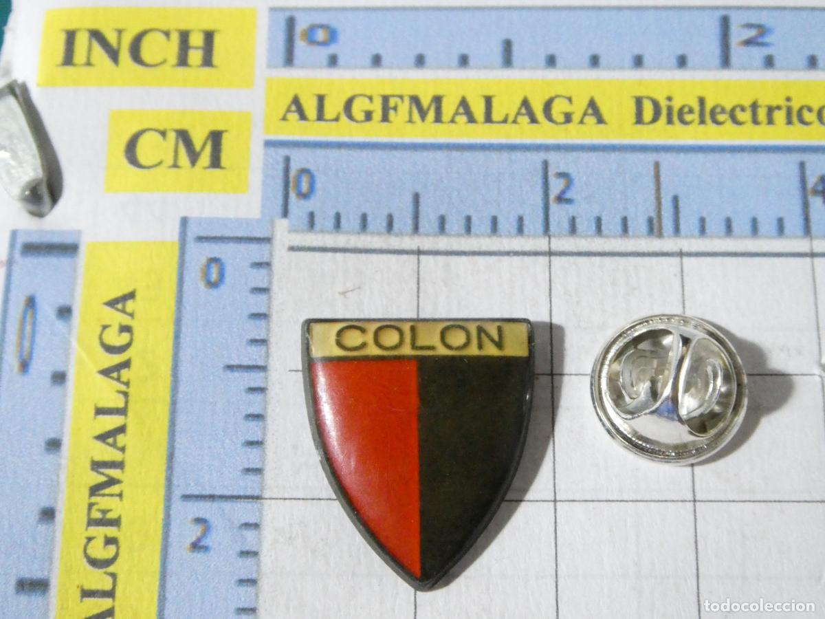 Collectionnisme sportif: PIN DE DEPORTES. F&Uacute;TBOL. CLUB ATL&Eacute;TICO COL&Oacute;N DE SANTA FE. ARGENTINA. ESCUDO EQUIPO.