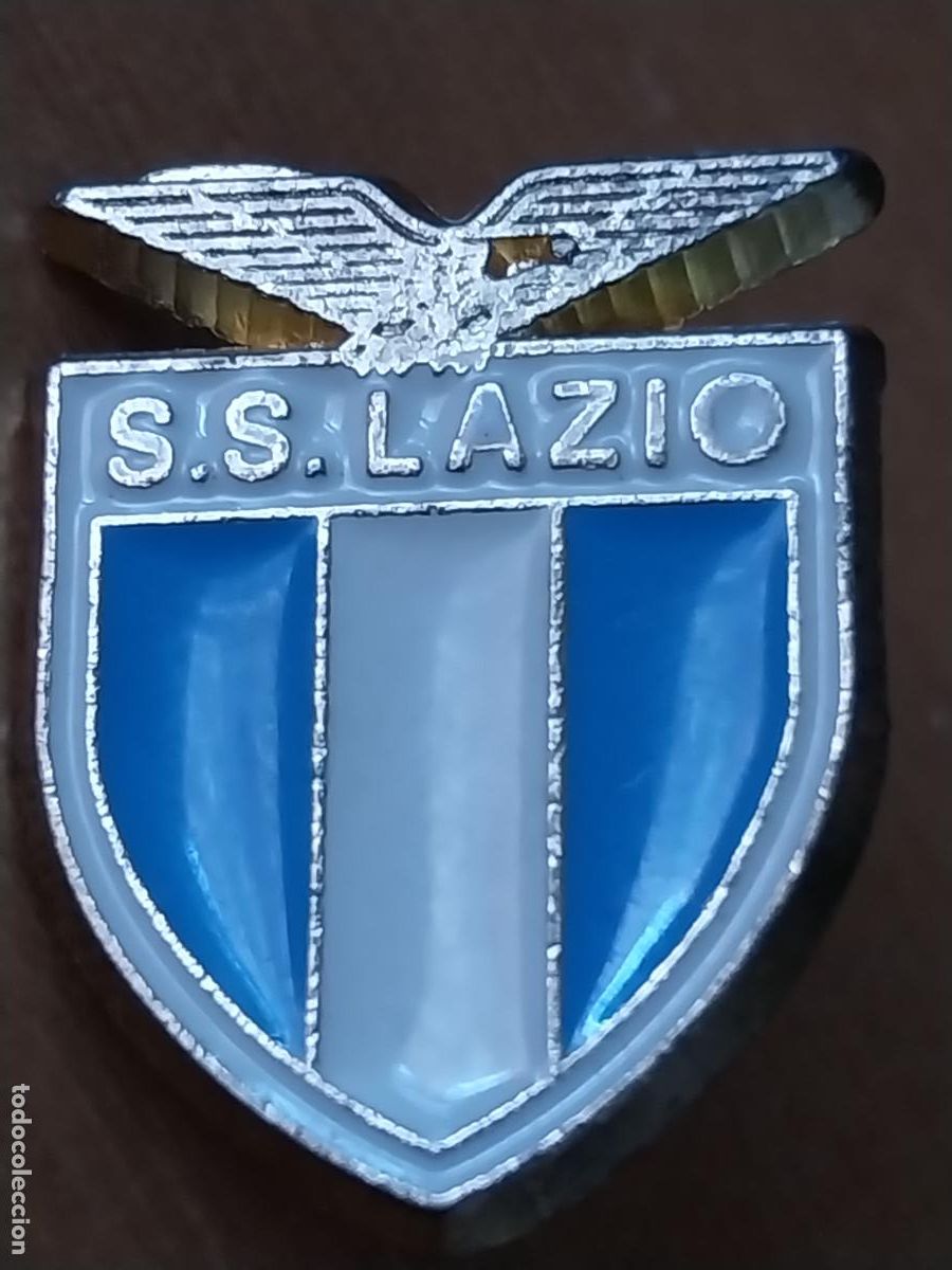 Collectionnisme sportif: LAZIO PIN PINCHO PNTURA LACADA 2CMS ALTO VINTAGE A&Ntilde;OS 90 EQUIPO FUTBOL ITALIA
