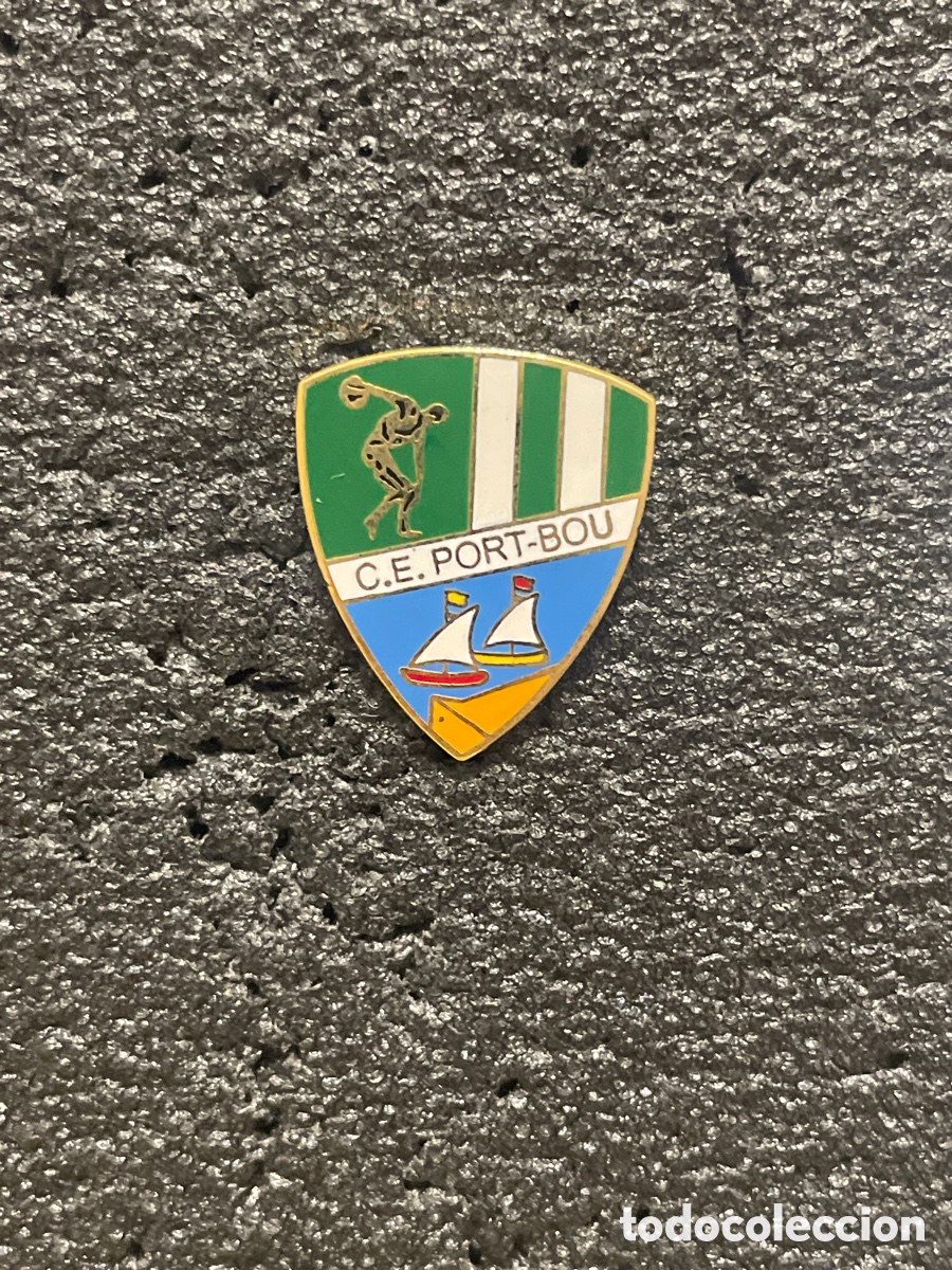 Collezionismo sportivo: Pin 120 C.E. PORT BOU - Port Bou (Girona)