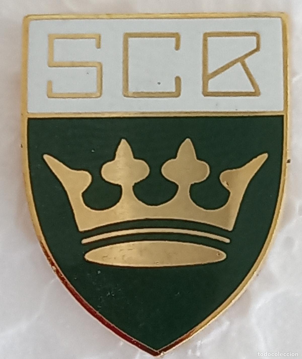 Collezionismo sportivo: SC Br&uuml;hl St. Gallen. SPORTING CLUB. Pin de equipo o club de F&uacute;tbol. Escudo.