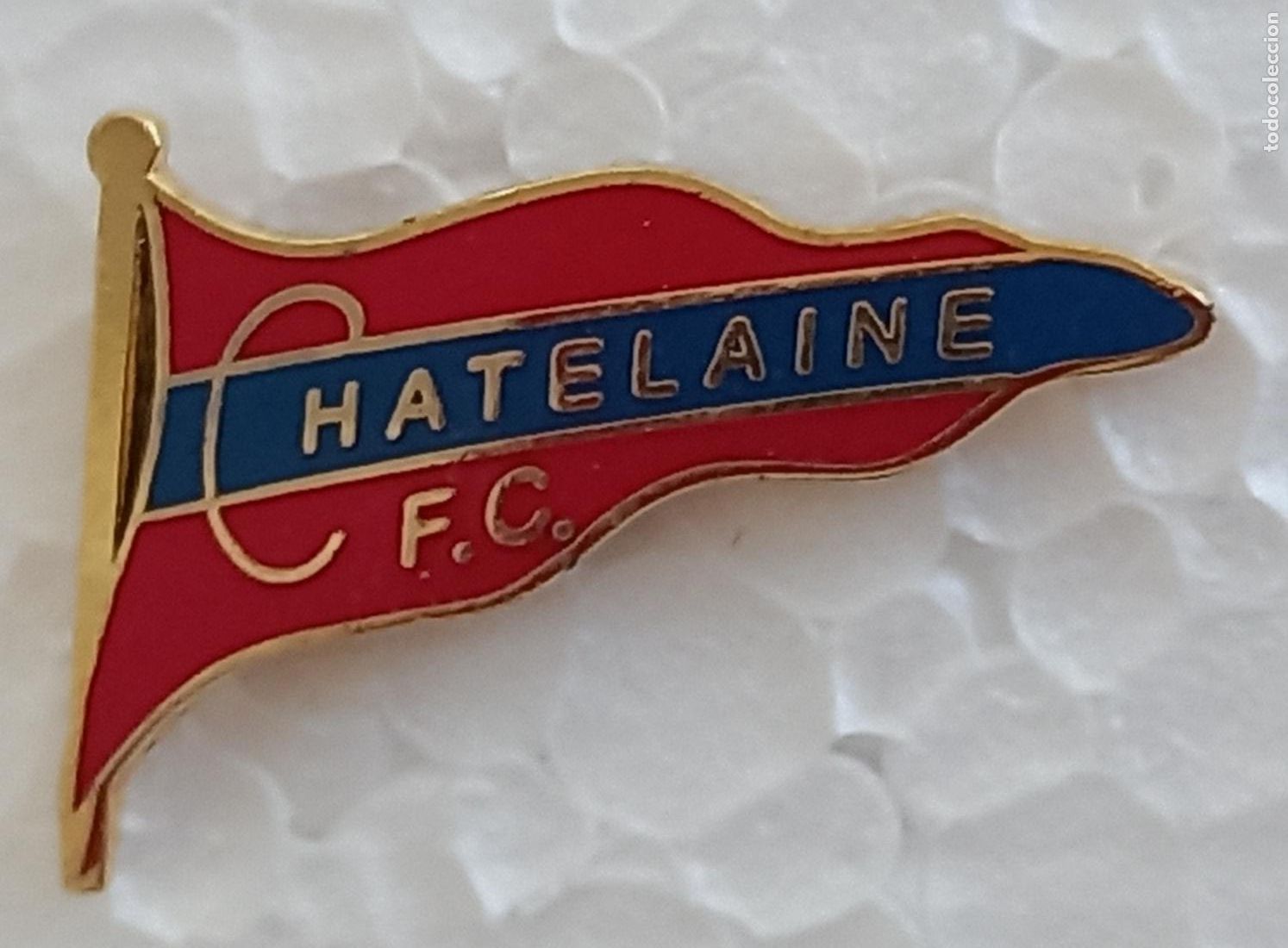 Collezionismo sportivo: CHATELAINE F.C. Ginebra. Suiza. Pin de equipo o club de F&uacute;tbol. Escudo.