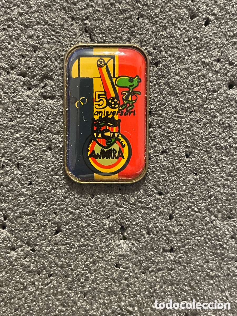 Sammelleidenschaft Sport: Pin 138 F.C. ANDORRA (50 Aniversario) - Les Escaldes (Andorra)