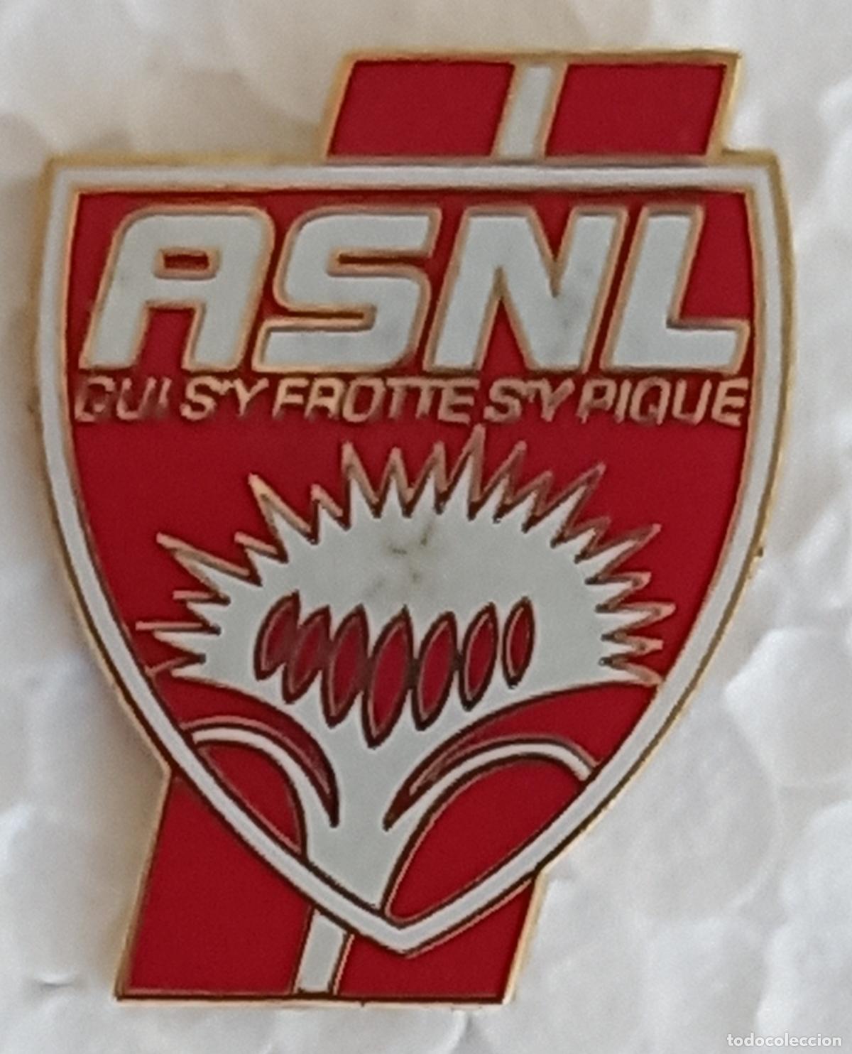 Collezionismo sportivo: AS Nancy Lorraine. ASNL. FRANCIA. Pin, insignia o emblema de equipo club de F&uacute;tbol Escudo