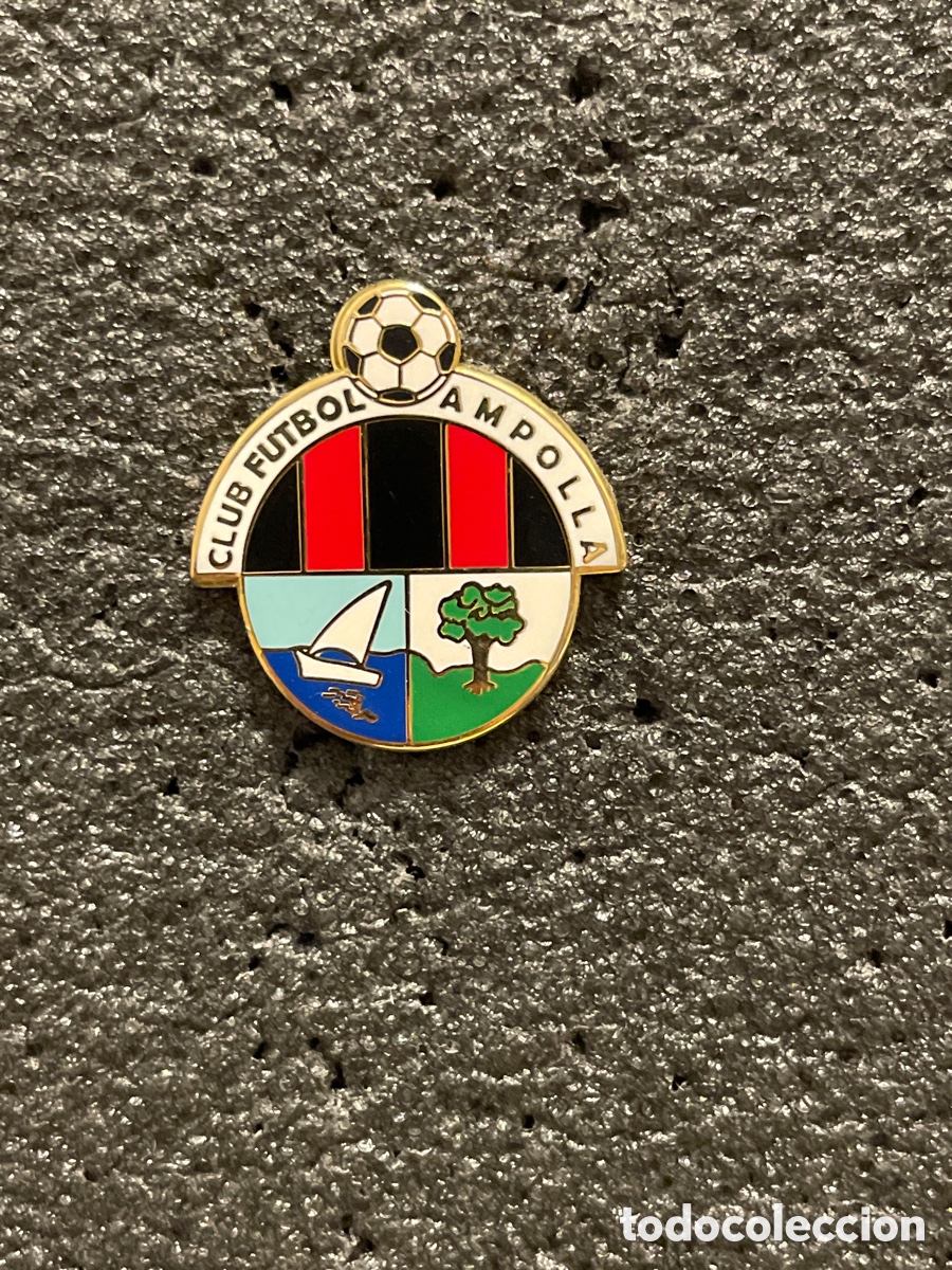 Sammelleidenschaft Sport: Pin 244 C.F. AMPOLLA - L&rsquo; Ampolla (Tarragona)