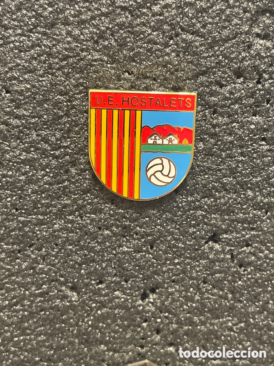 Coleccionismo deportivo: Pin 467 U.E. HOSTALETS - Hostalets d&rsquo; en Bas (Girona) - Foto 1