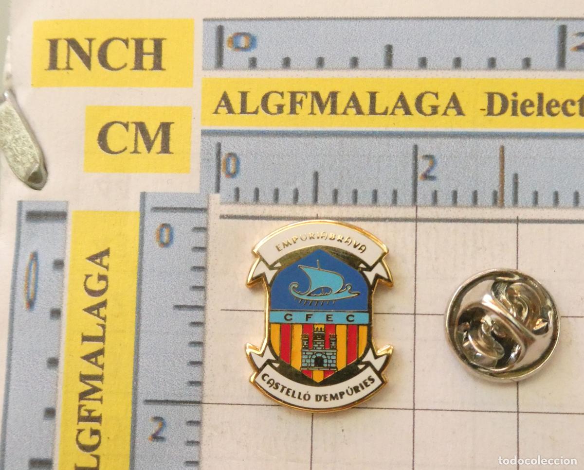Collectionnisme sportif: PIN DE DEPORTES. F&Uacute;TBOL. CFEC CASTELLO DE EMPURIES EMPURIABRAVA GERONA. EQUIPO EQUIPO