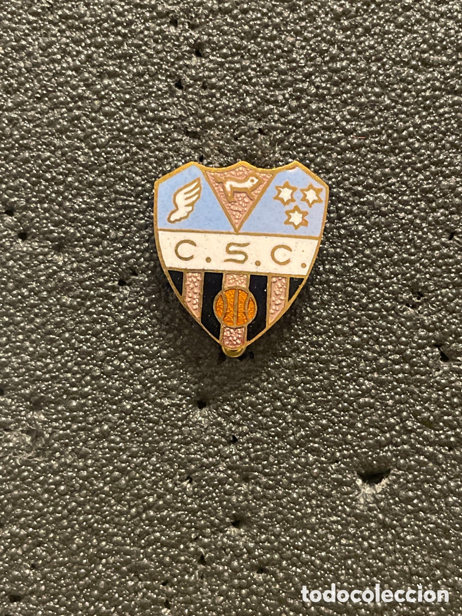 Sports collectibles: Pin 757 CLUB SPORTIU CALELLA - Calella de Mar (Barcelona)