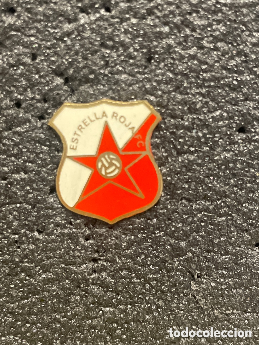 Coleccionismo deportivo: Pin 795 ESTRELLA ROJA F.C. - Barcelona