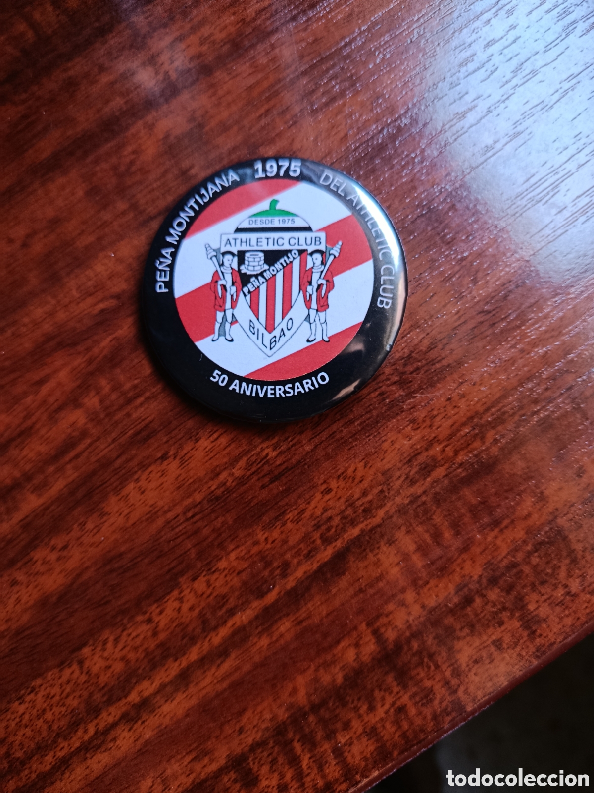 Collezionismo sportivo: Chapa imperdible 50 aniversario pe&ntilde;a Montijana del Athletic