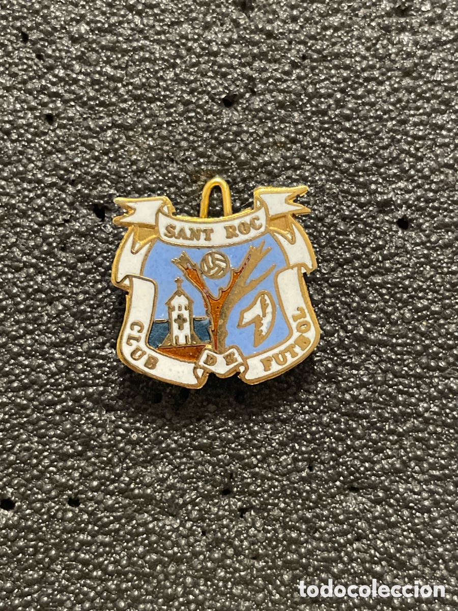 Colecionismo desportivo: Pin 966 C.F. SANT ROC - Olot (Girona)
