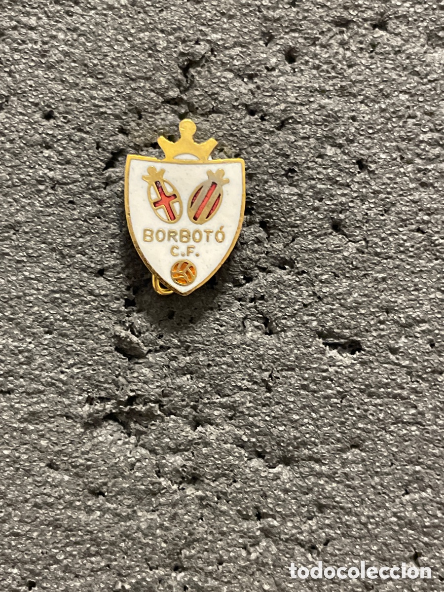 Colecionismo desportivo: Pin 648 BORBOT&Oacute; C.F. - Borbot&oacute; (Valencia)