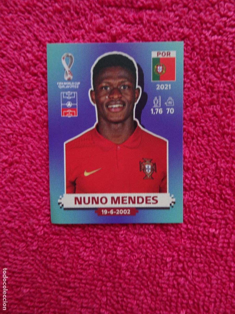 Colecionismo desportivo: nuno mendes por 7 selecci&oacute;n portugal qatar 2022 fifa world cup catar 2022
