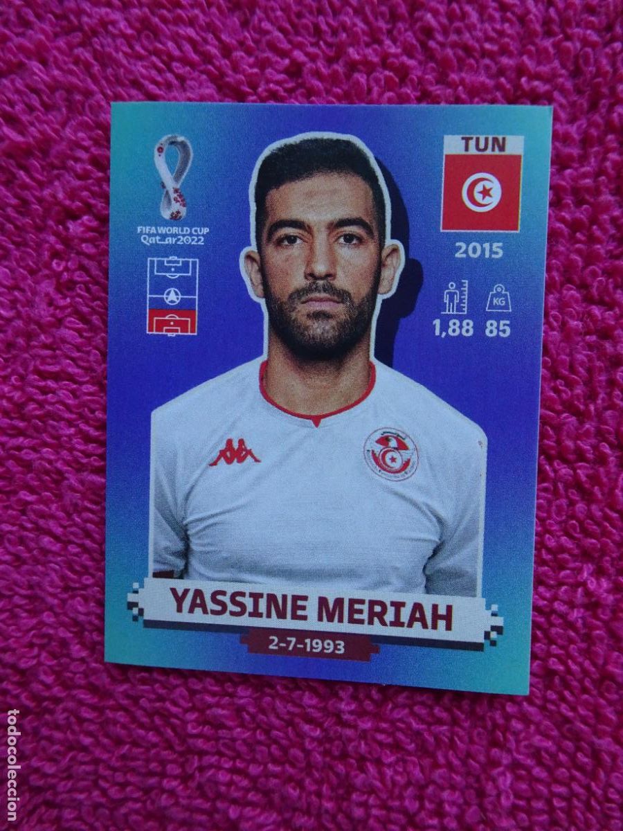 Coleccionismo deportivo: yassine meriah tun 10 selecci&oacute;n tunez qatar 2022 fifa world cup catar 2022 panini