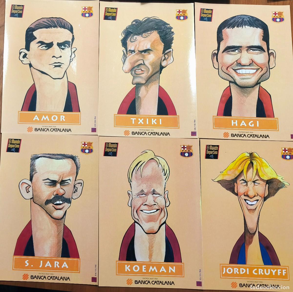 Coleccionismo deportivo: PINS DE LAS CARICATURAS DEL BAR&Ccedil;A - Foto 3