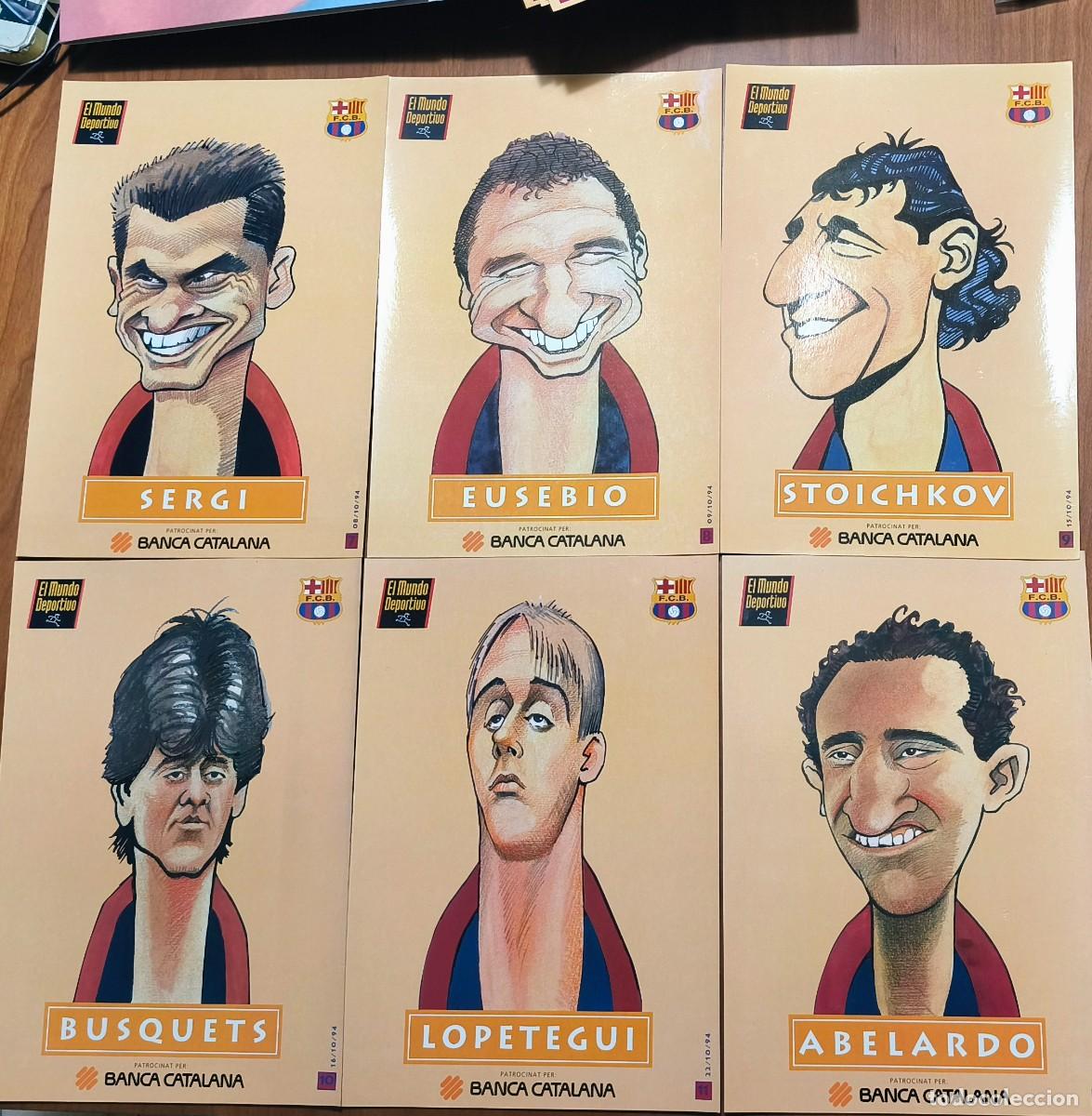 Coleccionismo deportivo: PINS DE LAS CARICATURAS DEL BAR&Ccedil;A - Foto 4