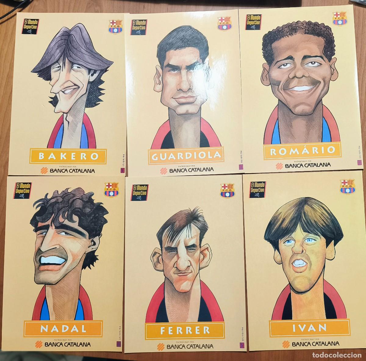 Coleccionismo deportivo: PINS DE LAS CARICATURAS DEL BAR&Ccedil;A - Foto 5
