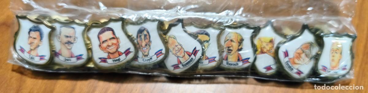 Coleccionismo deportivo: PINS DE LAS CARICATURAS DEL BAR&Ccedil;A - Foto 7