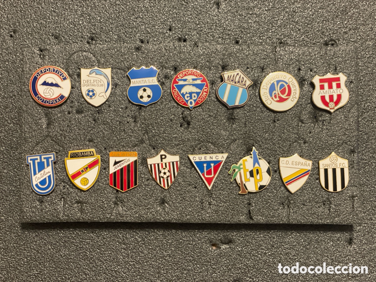Coleccionismo deportivo: LOTE 2 DE 15 PINS DE ECUADOR - Foto 1